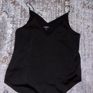 SOLD Black satin cami
